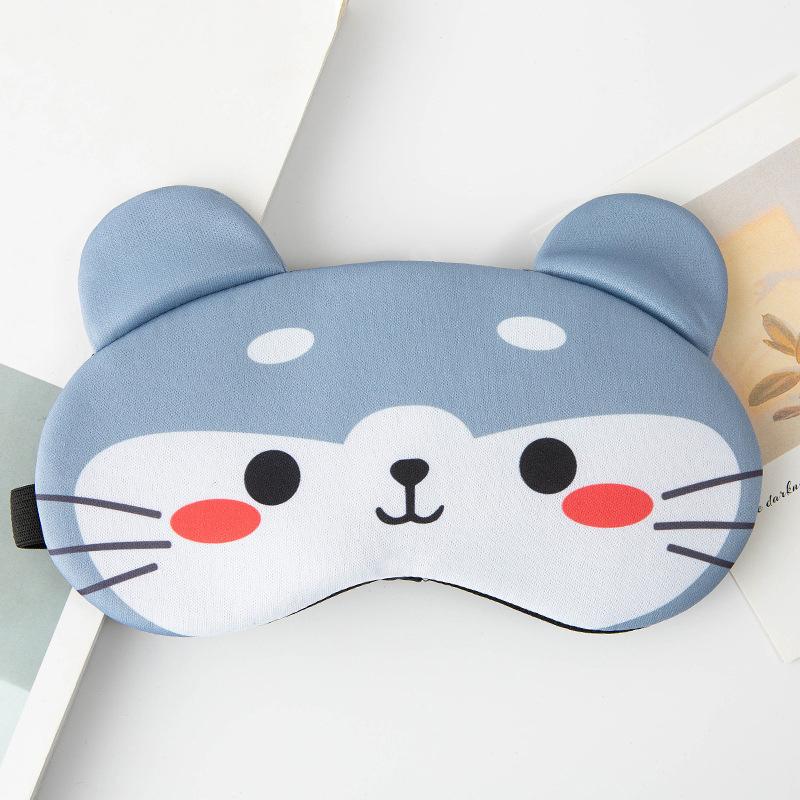 Anime Sleeping Eye Mask Søt Blindfold Eye Cover Mask Eyepatch Reise Hjem Øyne Slapp av Maske Øyenskygge