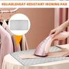 Magnetic Ironing Pad Set with Internal Magnets for Metal Laundry Appliances, Folding for Garment Care In Dorms and Offices