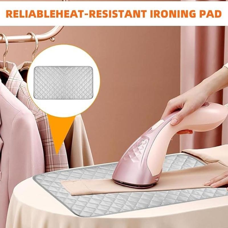 Magnetic Ironing Pad Set with Internal Magnets for Metal Laundry Appliances, Folding for Garment Care In Dorms and Offices
