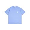 MLB SS21 Los Angeles Dodgers Dopamine Letter Logo Crew Neck Sports Short Sleeve T-Shirt Unisex T-Shirt Sky-Blue 31TSD1131-07S