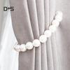 DYS Home Decor 1 ks křišťálové kamenné korálky okenní závěs popruh spona držák magnetu