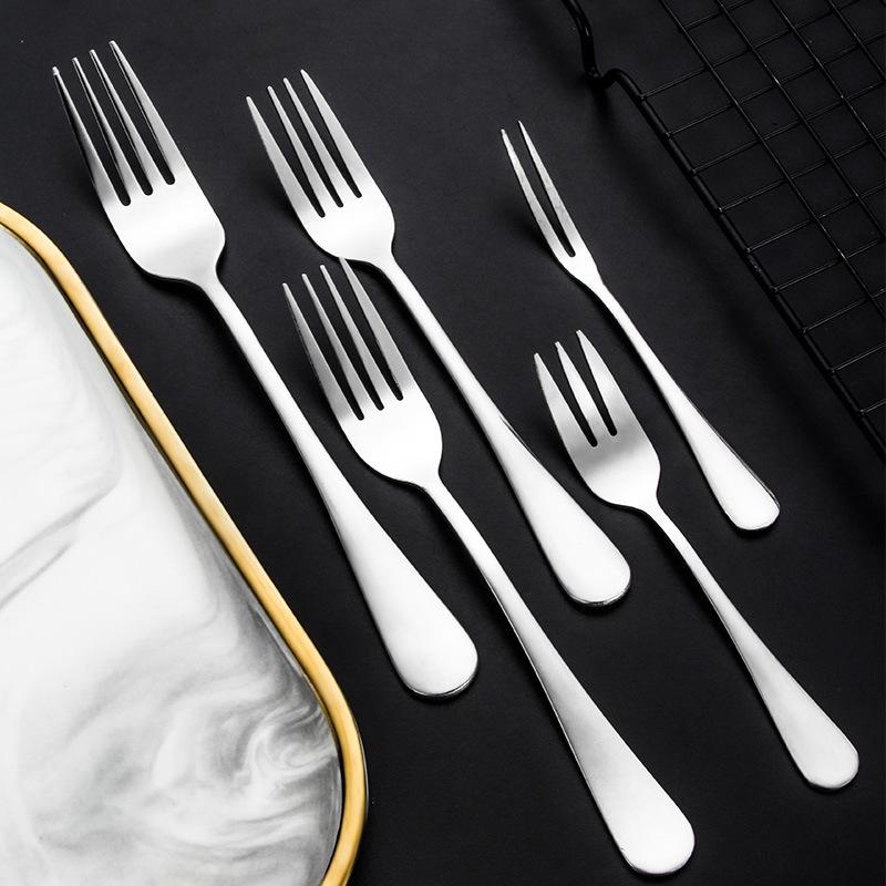 304 stainless steel fork table fork dessert fork tea fork fruit fork supplies laser