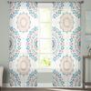 Bohemian Mandala Flower Sheer Curtains For Living Room Bedroom Home Decor Kitchen Tulle For Windows Voile Drapes
