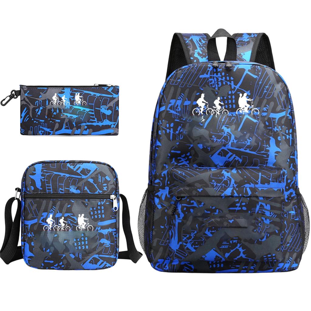 Three Piece Backpack Set, Student Backpack, Large Capacity Backpack