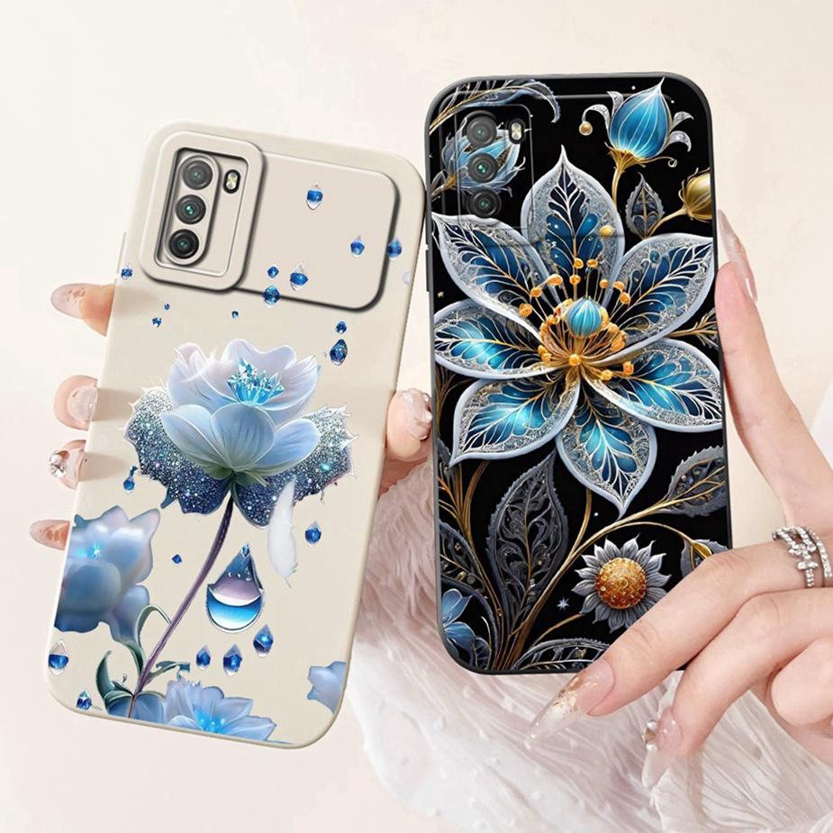 For Xiaomi Poco M3 Case PocoM3 Pro Luxury Candy Painted Cover Soft Silicone Phone Case For Xiaomi Poco M3 Pro 5G Back Cover Bags