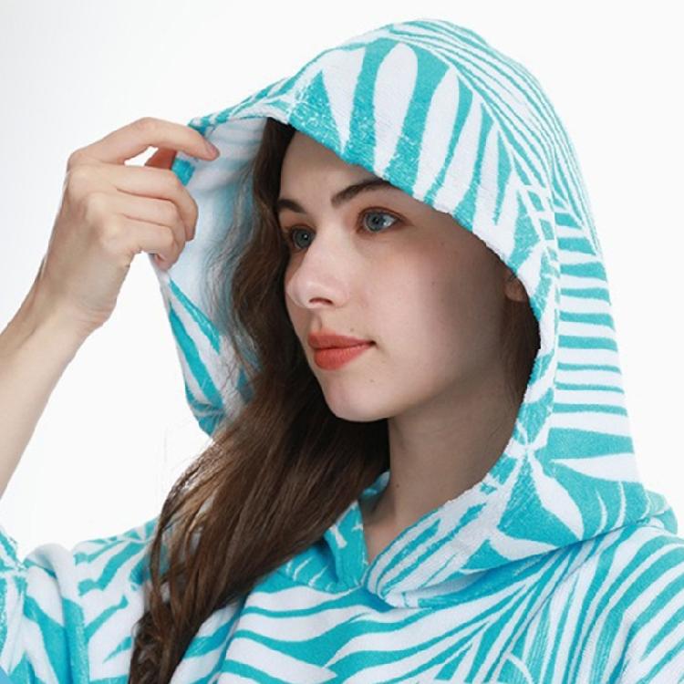 Quick Drying Hooded Towel Changing Robe Changing Towel Poncho Hoodied Robe for Swimming Wetsuit Beach Swimsuit Changing