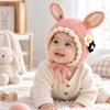 Soft Plush Baby Winter Cap Windproof Infant Plush Hat Soft Baby Knitted Hat  Autumn Winter