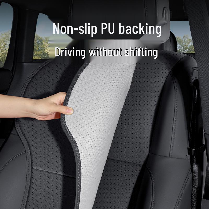 Compatible Xiaopeng M03/P7+ Car Seat Cushion: Breathable, Ventilated Leather Cover in Original Car Color