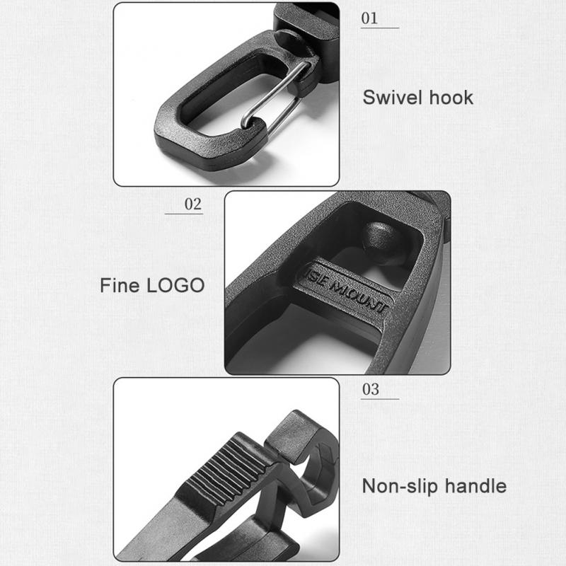 1-10pcs Outdoor Gloves Clip Hanger Multi-purpose Anti-drop Hook Work Gloves Holder Water Bottle Keys Safety Clamp Camping Tools