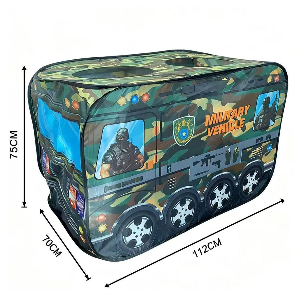 Children's Foldable Car Tent Playhouse - Indoor Pretend Play & Educational Toy for Ages 4-6