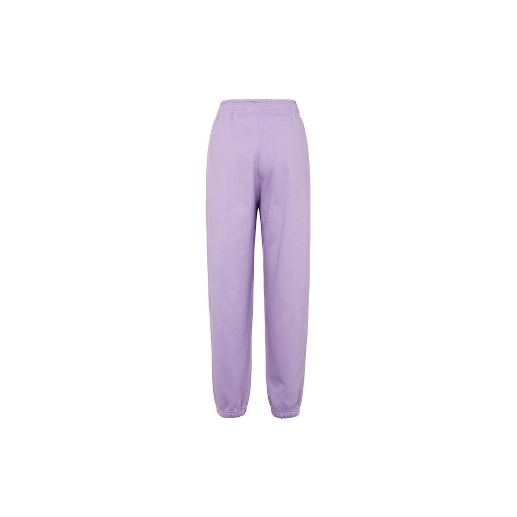 Nike Embroidered Small Logo Casual Sports Joggers Men Bottoms Purple DA0330-563