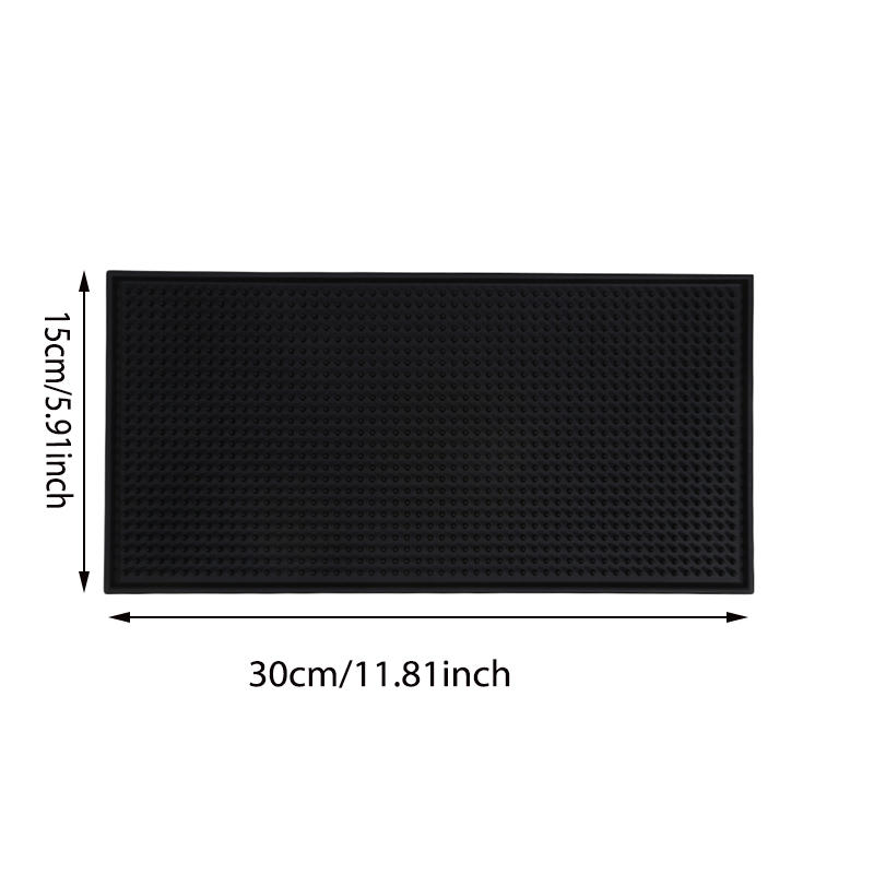 PVC Bar Mat Anti-slip Cafe Bar Mats Home Cup Mat Waterproof Heat Resistant Durable Drain Bar Service Spill Mat for Home Bar Cafe