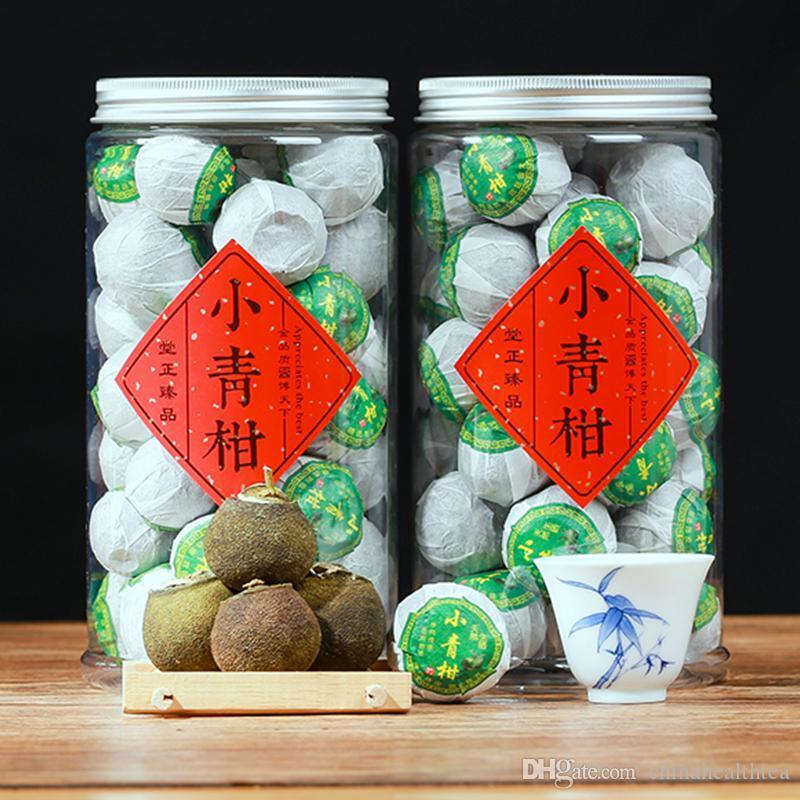 Sušená mandarinka vařená puer kůra zralý puer přírodní rostlinný čaj Xiao Qinggan 250g