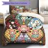 Anya Forger Pattern Bedding Quilt Set Quilt Cover Pillowcase Home Decoration Birthday Gift (1 * duvet cover + 2 * pillowcase, without core)