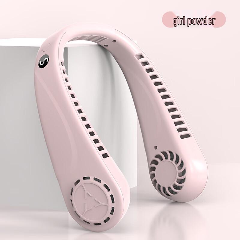 Portable Digital Display Bladeless Neck Fan One Size