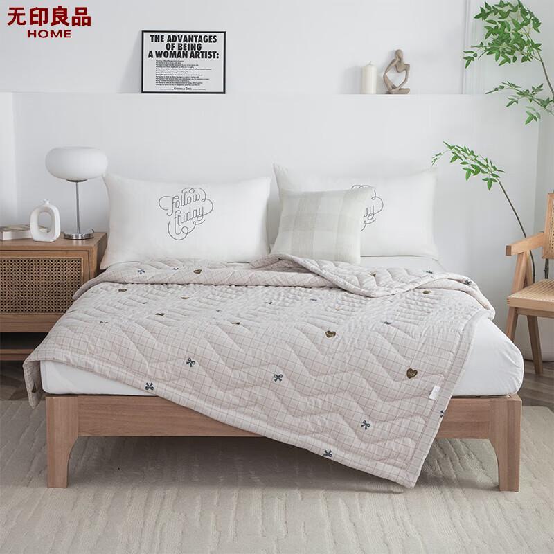 

Muji Home Washed Cotton Antibacterial Quilt 145x200cm