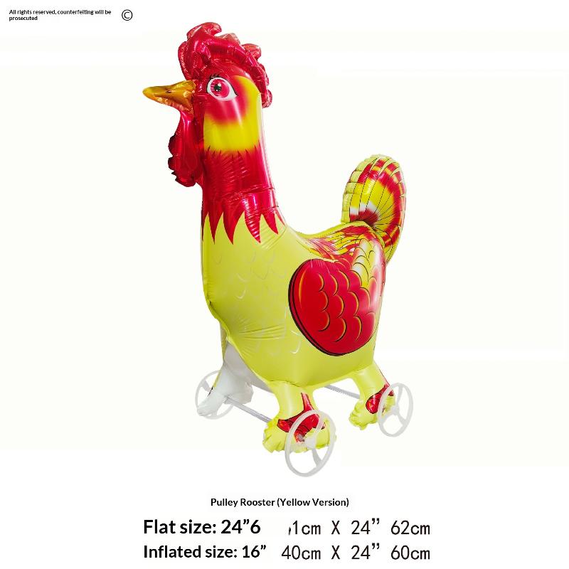 Baloane Folie Desene Animate 4D Elefant Balon Stativ Mers cu Roată Pentru Decor Petrecere Aniversare Copii Baby Shower