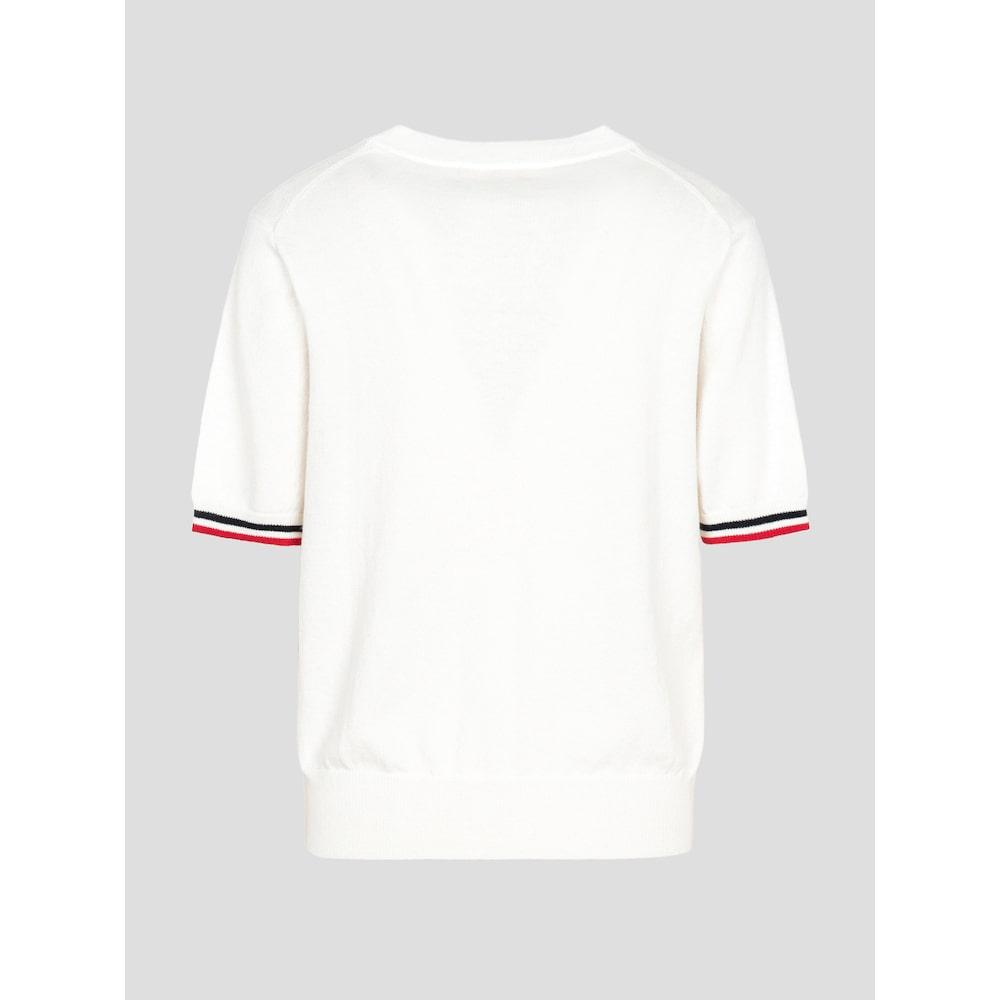 Binpolleidiseu [B. My] Wool Blend Lettering Point Knit Ivory (Bf5851N010)