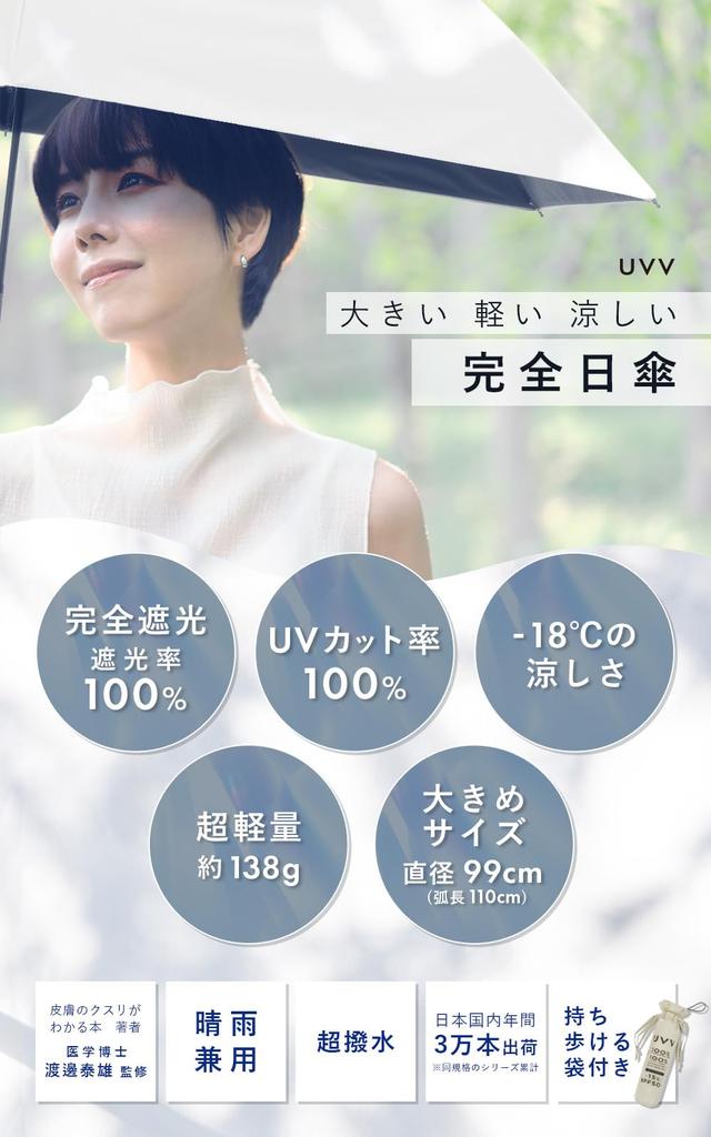 UV complete light shape rain or shine UV strong wind resistant folding parasol UV umbrella white Parasol, lightweight, foldable, men's, protection,