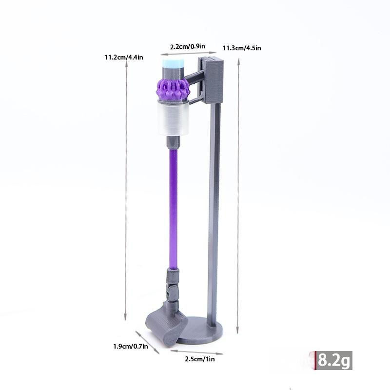 

1Pcs Doll Decor Accessories Miniature Dollhouse Simulation Wireless Handheld Vacuum Cleaner Model Toys