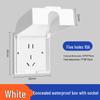 86 Type Outdoor Surface Mount Socket Box with Integrated Five-Hole Panel Switch Cover