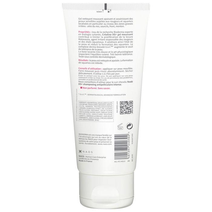 Gel Moussant - BIODERMA - Créaline DS+ - 200ml - Apaisant - Assainissant - Peaux Sensibles