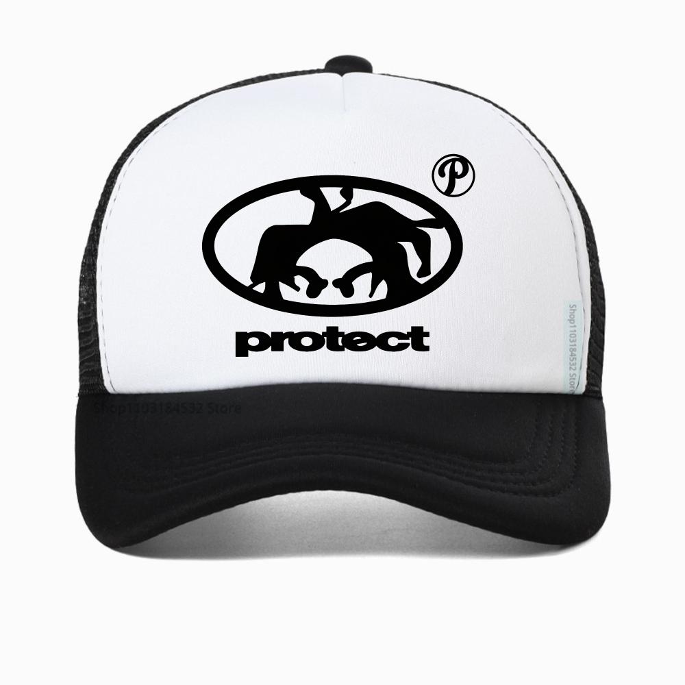

Protect Graphic Print baseball cap Summer Korean Fashion Y2k Streetwear Aesthetic hats Women adjustable Mesh breathable caps Adjustable