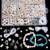 Synthetic Turquoise Loose Bead Collection for Necklace and Bracelet Jewelry Making Components Colorful Mixed Beads