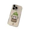 Labubu Cartoon Hand-Painted Phone Case for Apple 15 Pro Max/14 Plus/12/16/7 - Cute & Transparent