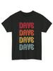 DAVE Name Personalized Funny Retro Vintage Birthday T Shirt