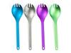 Snow Peak Titanium Spork, Blue, SCT-004BL (x 3)