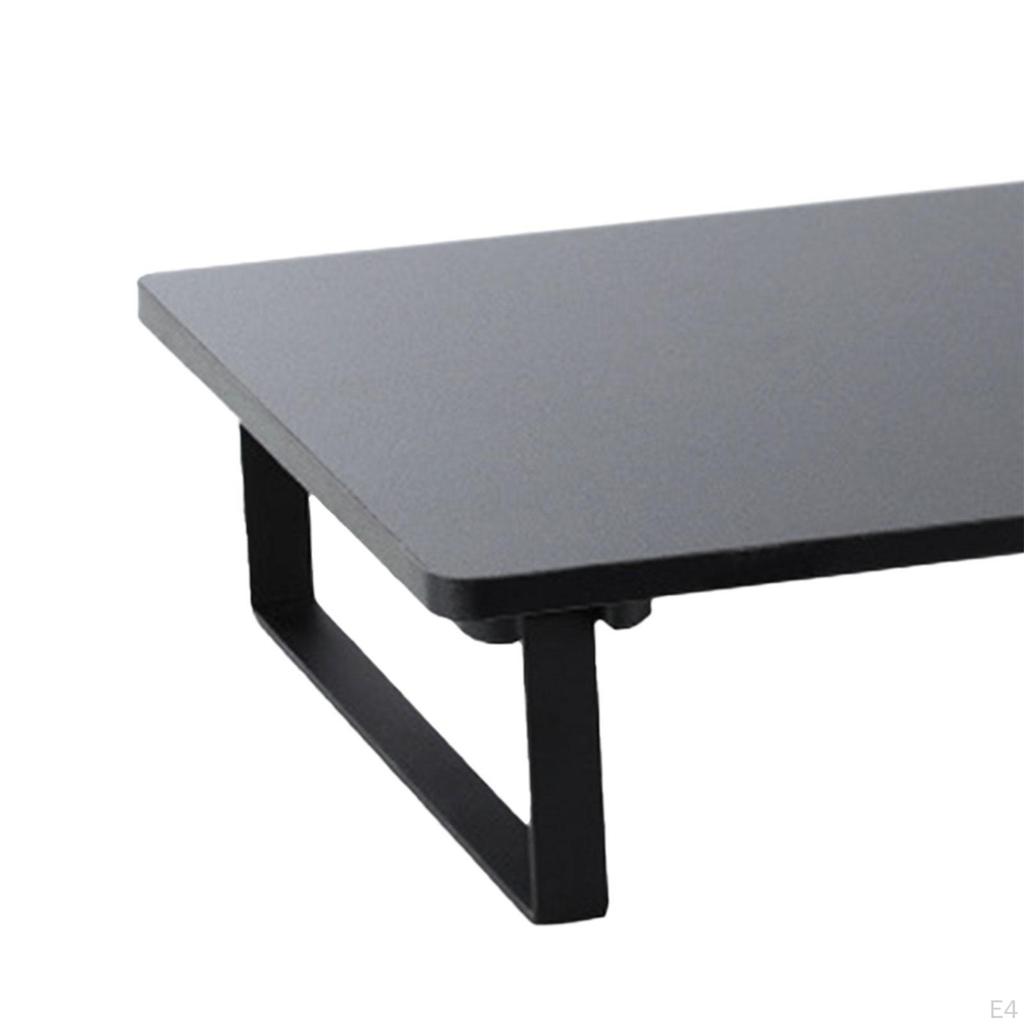 Monitor Stand Riser Desktop Shelf Multifunction Lift Ergonomics Nonslip Wood Holder Storage for