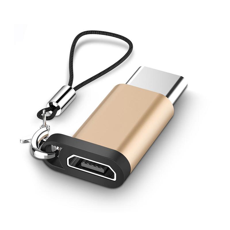 Aluminium Alloy Micro USB To Type C Adapter USB-C Male To Micro USB Female Converter for Samsung LG Oneplus Tablet Support OTG