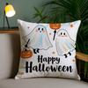 Halloween Tägliche Kissenhülle Anti-Hausstaubmilben Unsichtbarer Reißverschluss Sofa Bett