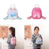 Kids Girls Pu Butterfly Bow Mini Backpack For School And Casual Use