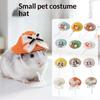 Cute Small Pet Crochet Hat Mini Pet Hamster Parrot Chipmunk Headwear For Hamster Guinea Pig Small Pet Decoration Accessories