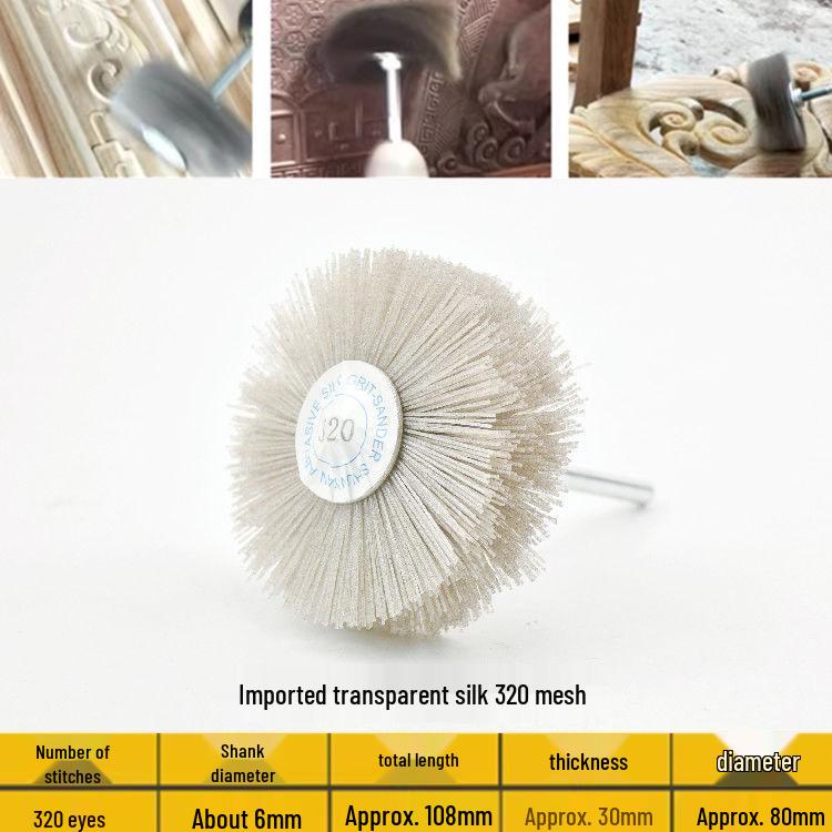 Nylon Abrasive Polishing Wheel for Wood and Furniture Carving