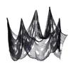 400cm Halloween Black Gauze Horror Haunted Houses Decor Black Creepy Cloth Party Home Doorway Wall Gauze Terror Scene Props