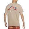 Nike Dri-Fit Logo Print Quick-Dry Running Crew Neck T-Shirt Men Tops Khaki FZ8055-247