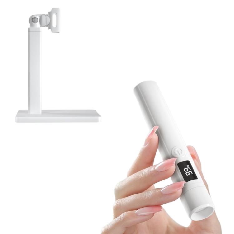 Mini UV LED Nail Lamp for Gel Nails,Handheld UV Nails Light Holders Bracket