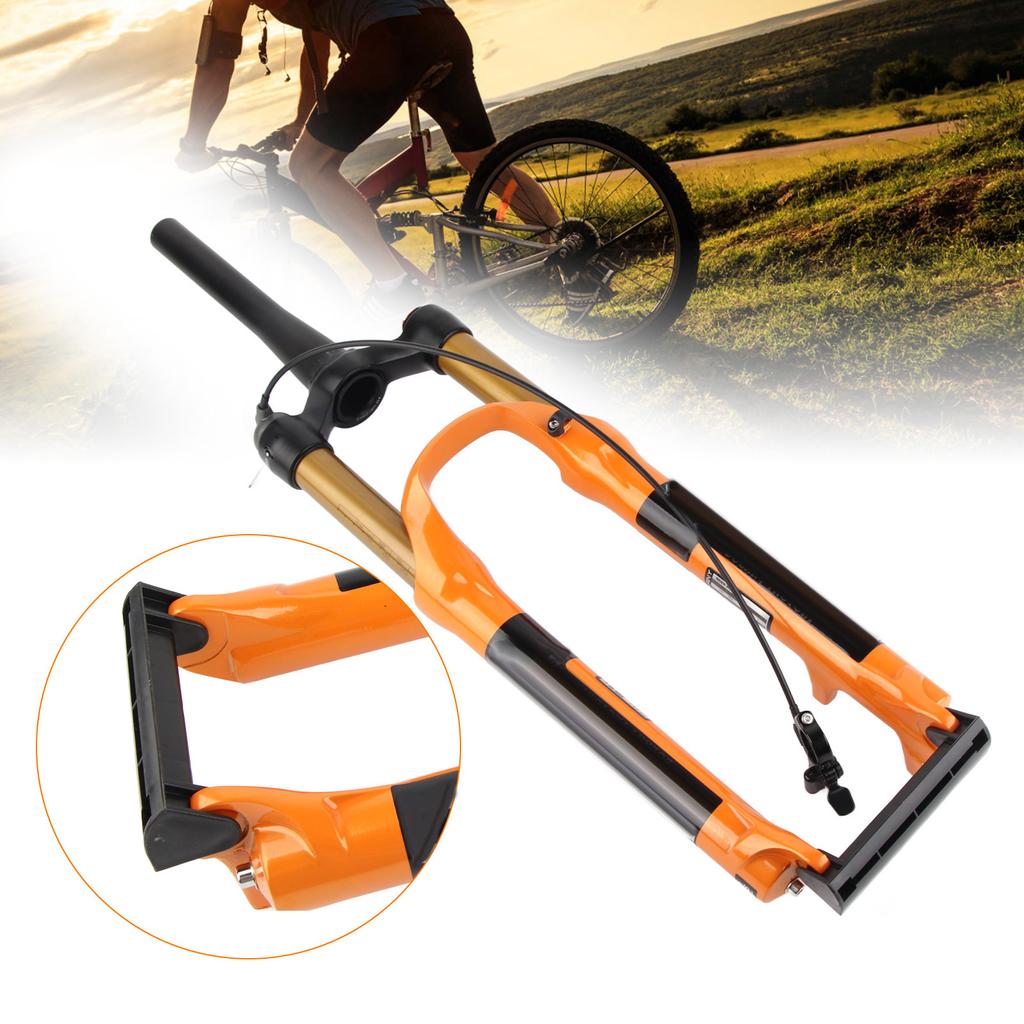 Air Suspension Bike Front Fork Bicycle Single Air Chamber for 26in Mountain Bike