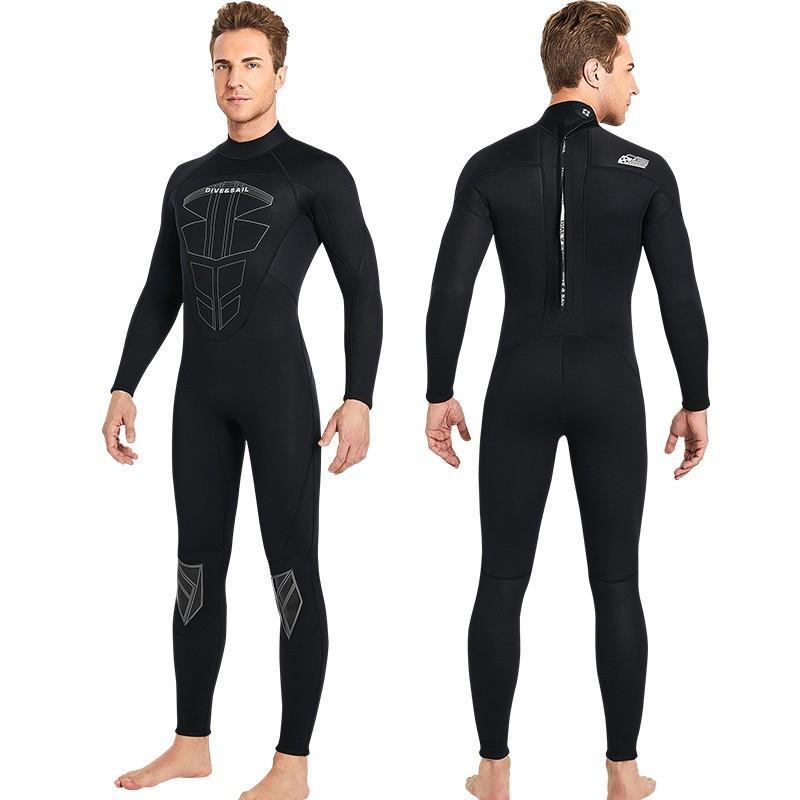 3mm Full-Body Wetsuit Freediving Surfing Snorkeling Winter Swimming Thermal Neoprene Diving Suit Unisex