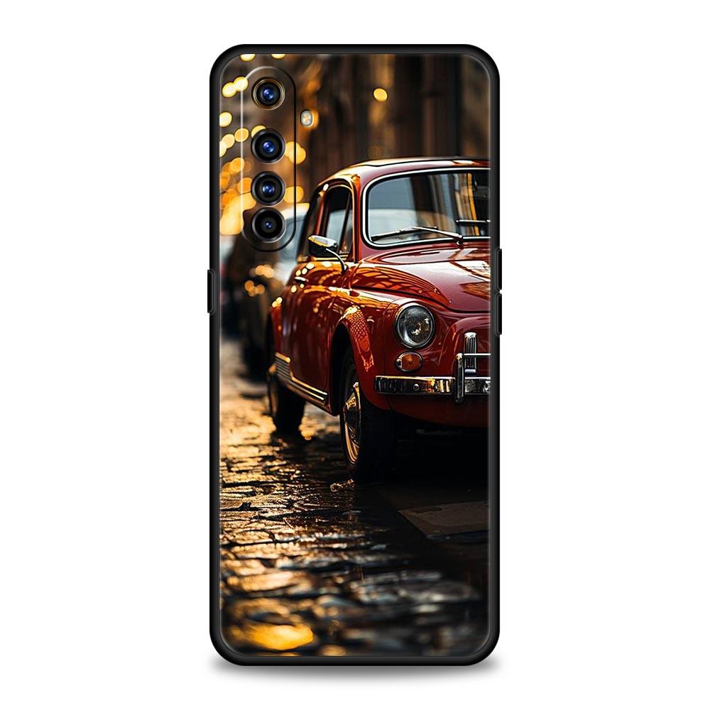 Classic Vintage Old Retro Car Case For Realme 12 11 10 9 8 5G 7 6 GT5 GT3 GT2 Pro C21 C25 C35 For Realme GT Neo 2 3 3T 5 Cover