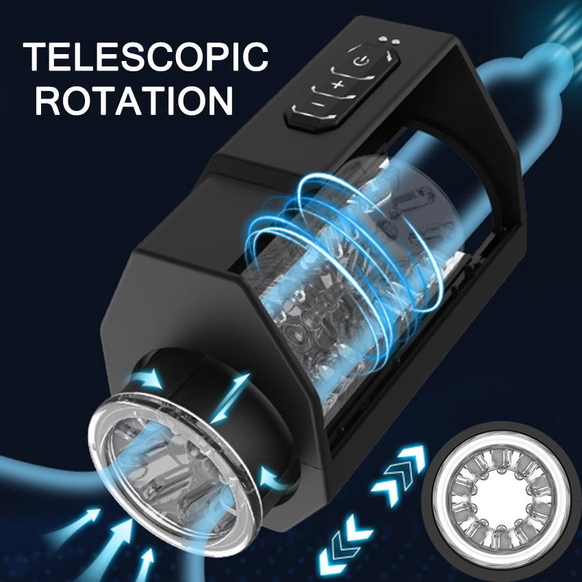 2026 Automatic Male Masturbator Cup 12 Thrusting Rotating Modes Pocket Pussy Penis Blowjob Machine Sex Toy for Men Adult Supplies 18+ Penis Exerciser