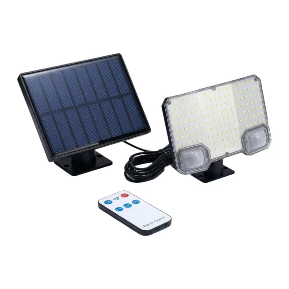 3 Mode Solar Wall Lamp Split Design Energy Saving Motion Sensor Light Waterproof with Remote Outdoor Wall Lights Outside