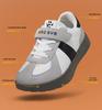 Boys' and Girls' 2026 Casual Wide Toe Leather Sneakers for Spring & Autumn