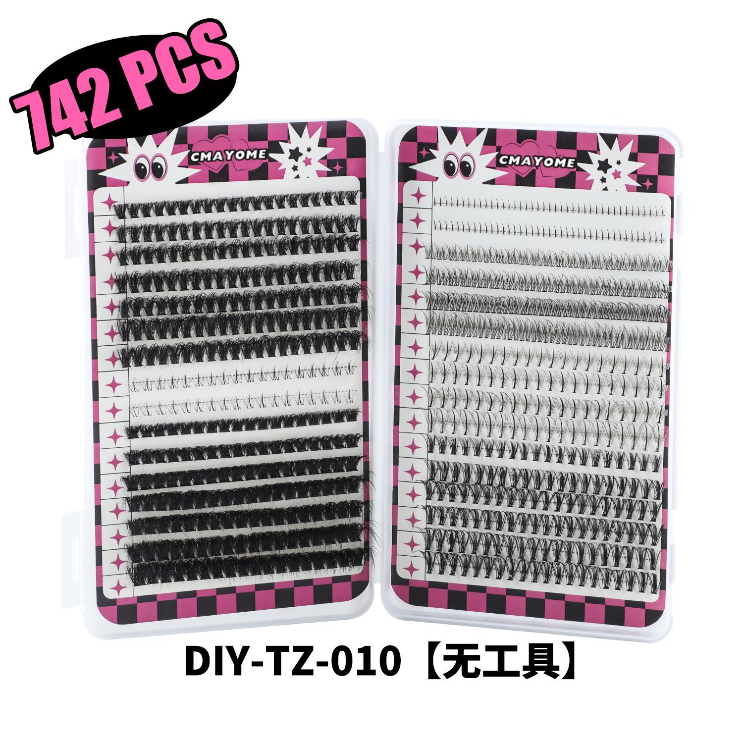 

DIY Лиса Сегментированные Многоволосые Крупногабаритные Книжка для ресниц Натуральный Густой Сегментированный Набор накладных ресниц