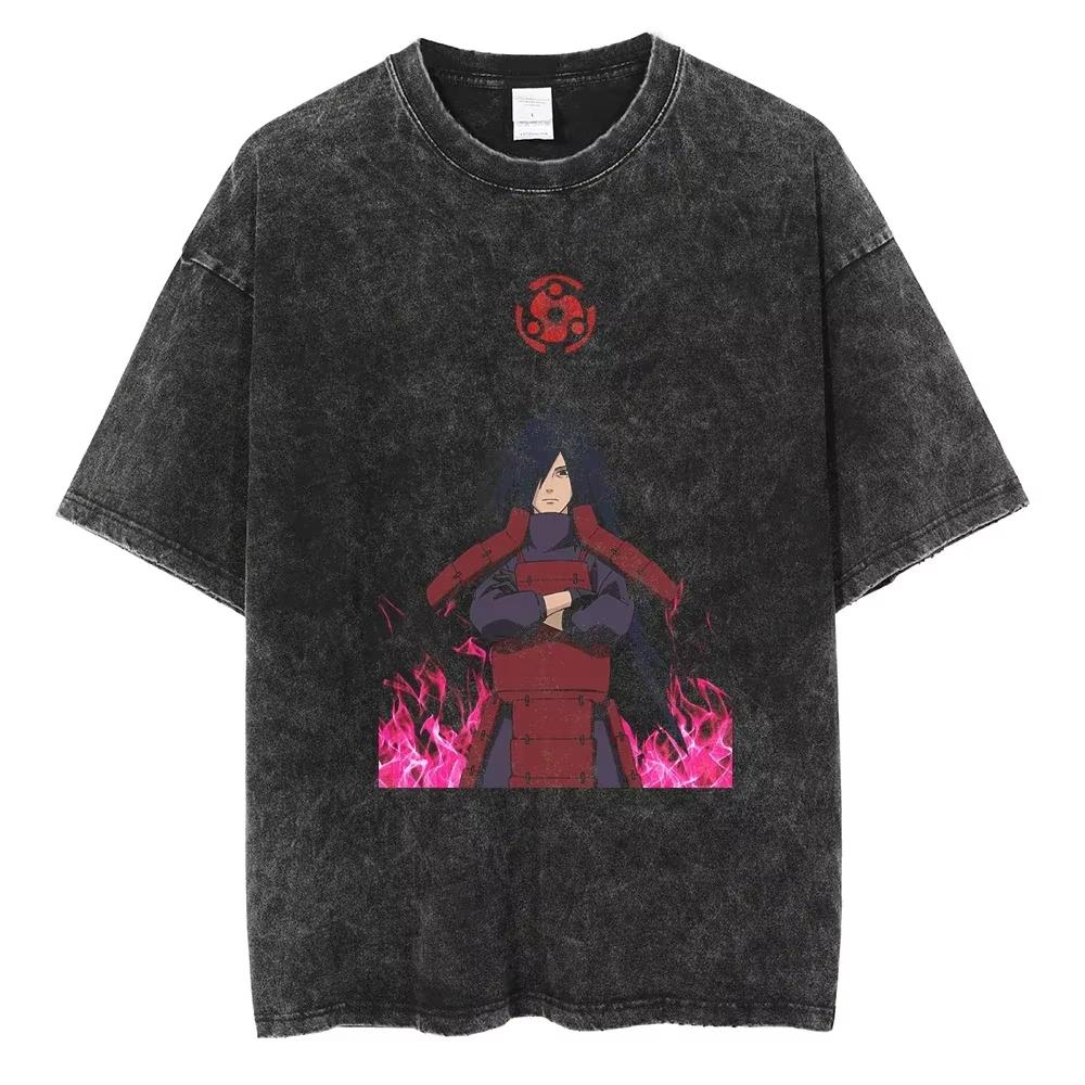 New Hip Hop Vintage Tshirt Men Streetwear Harajuku Japanese Anime Print Tshirt Summer Fashion Short Sleeve Cotton T Shirt