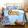 3D G-Grizzy And The Lemmings Bedding Set Duvet Cover Comforter Bed Single Twin Full Queen Youth Kids Girl Boys Gift Bed Sheets