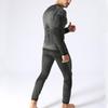 Men's Slim-Fit Warm Cycling & Running Fitness Set for Autumn/Winter